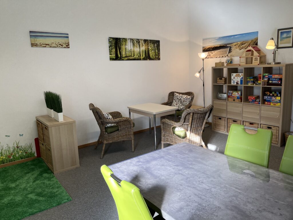 Behandlungsraum von hinten